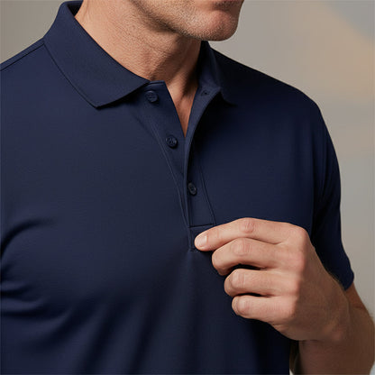 🥳2026 HOT SALE🥳💞50K+ SOLD!👔⚡ 50% OFF! Men's Lapel Tee – Wrinkle‑free, quick‑dry fabric. Tailored fit, 5 colors. Machine washable. Your smart‑casual essential. 🛡️🕊️