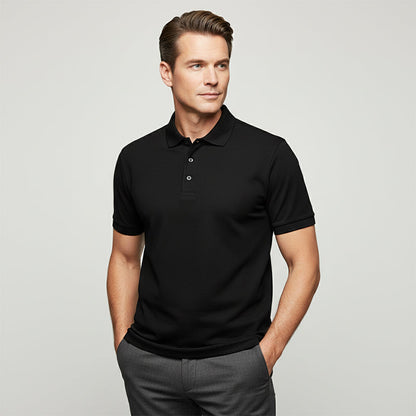 🥳2026 HOT SALE🥳💞50K+ SOLD!👔⚡ 50% OFF! Men's Lapel Tee – Wrinkle‑free, quick‑dry fabric. Tailored fit, 5 colors. Machine washable. Your smart‑casual essential. 🛡️🕊️