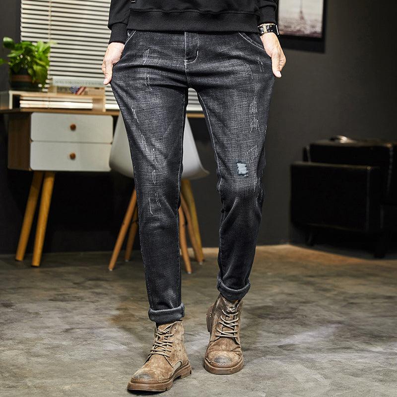 👖 50% OFF NOW! 🔥 Men's Stretch Tapered Denim Jeans – Comfortable Fit, Modern Tapered Cut & Perfect for Everyday Wear 💙