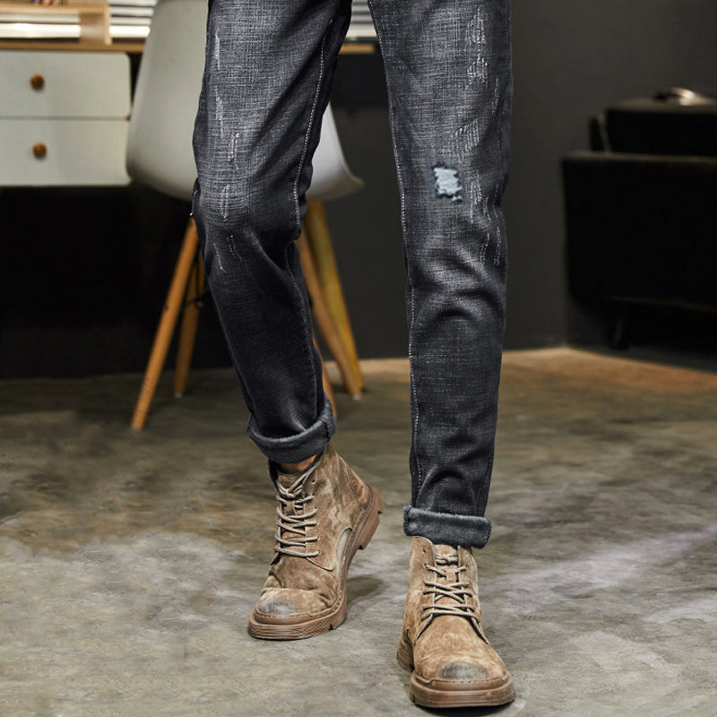 👖 50% OFF NOW! 🔥 Men's Stretch Tapered Denim Jeans – Comfortable Fit, Modern Tapered Cut & Perfect for Everyday Wear 💙