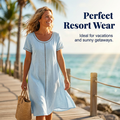 Women's Loose Fit Short Sleeve Dress