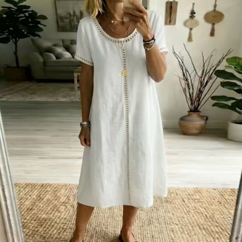 Women's Loose Fit Short Sleeve Dress