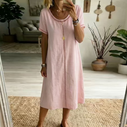 Women's Loose Fit Short Sleeve Dress