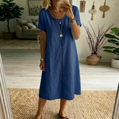 Women's Loose Fit Short Sleeve Dress