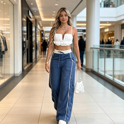 ⏳🔥50% OFF TODAY! 👖 Women’s High-Waist Wide-Leg Pants – Comfort & Style All Day ✨
