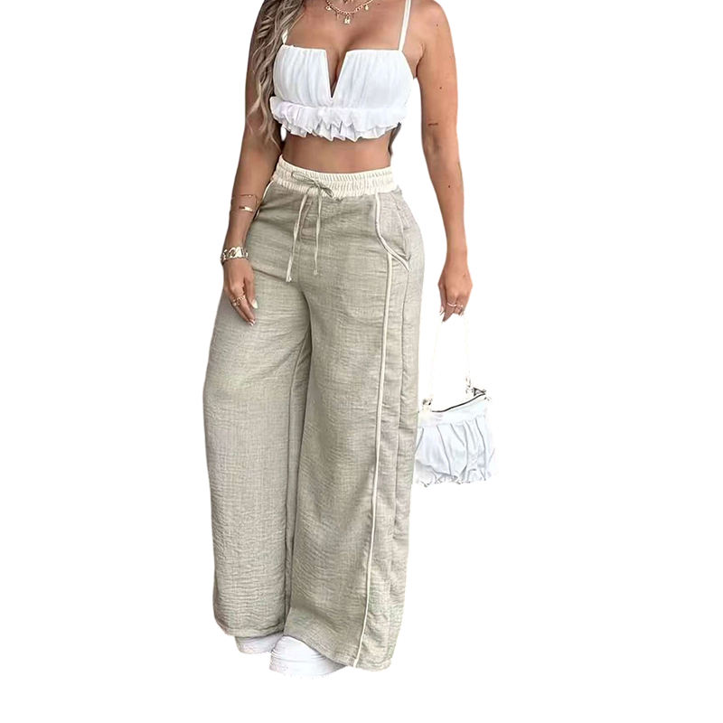⏳🔥50% OFF TODAY! 👖 Women’s High-Waist Wide-Leg Pants – Comfort & Style All Day ✨