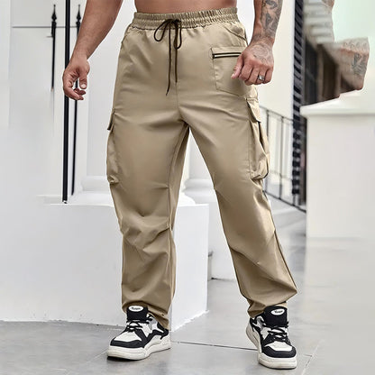 🎉 LIMITED TIME 50% OFF! 👖 Men's Outdoor Multi-Pocket Cargo Pants – 50K+ Sold! Elastic Drawstring Waist & Relaxed Athletic Fit 💝