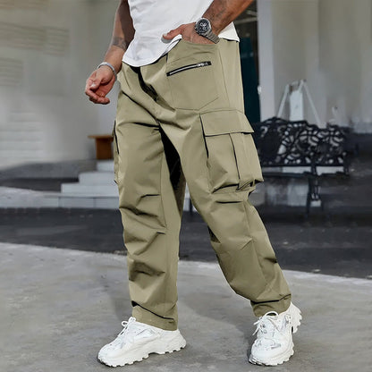 🎉 LIMITED TIME 50% OFF! 👖 Men's Outdoor Multi-Pocket Cargo Pants – 50K+ Sold! Elastic Drawstring Waist & Relaxed Athletic Fit 💝