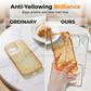 Stylish Clear Embossed Grid Phone Case