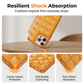 Stylish Clear Embossed Grid Phone Case