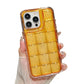 Stylish Clear Embossed Grid Phone Case