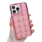 Stylish Clear Embossed Grid Phone Case