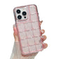 Stylish Clear Embossed Grid Phone Case