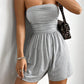 Women's Strapless A-Line Romper