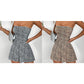 Women's Strapless A-Line Romper