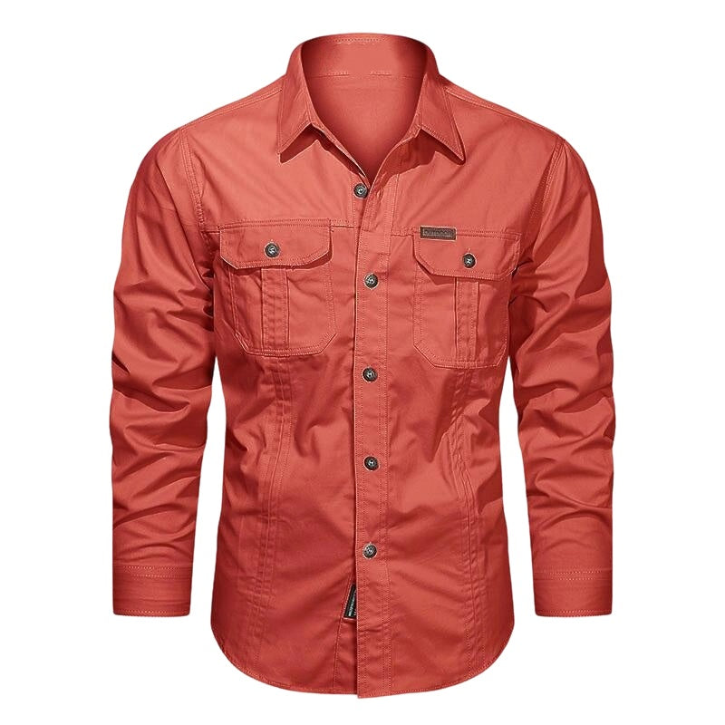🔥2026 New Arrival ＆ Hot Sale🔥 Men’s Long Sleeve Cotton Workwear Shirt – Durable, Comfortable & Perfect for Everyday Work ✨💪