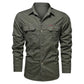 🔥2026 New Arrival ＆ Hot Sale🔥 Men’s Long Sleeve Cotton Workwear Shirt – Durable, Comfortable & Perfect for Everyday Work ✨💪