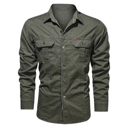 🔥2026 New Arrival ＆ Hot Sale🔥 Men’s Long Sleeve Cotton Workwear Shirt – Durable, Comfortable & Perfect for Everyday Work ✨💪
