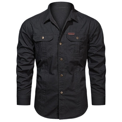 🔥2026 New Arrival ＆ Hot Sale🔥 Men’s Long Sleeve Cotton Workwear Shirt – Durable, Comfortable & Perfect for Everyday Work ✨💪