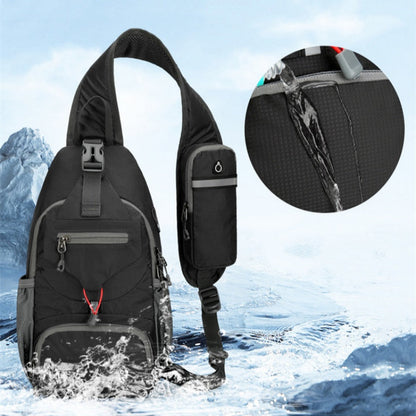 🎒 LIMITED-TIME 50% OFF! ✨ Unisex Outdoor Sling Bag – Multi-Pocket, Water-Resistant, Breathable Back 🌦️