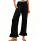 💕Limited Sale 50% OFF💕Boho Style Ruffle Trim Lounge Pants for Women