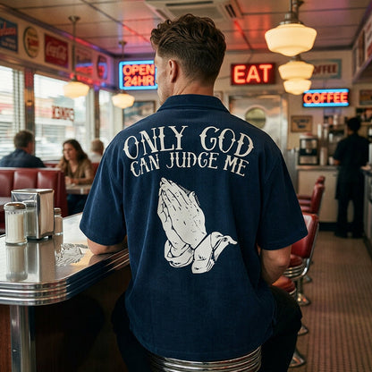 🎁2026 New Arrivals 50% OFF💥Men's Praying Hands Graphic Tee – Cotton, Casual, Symbolic, Versatile ✨