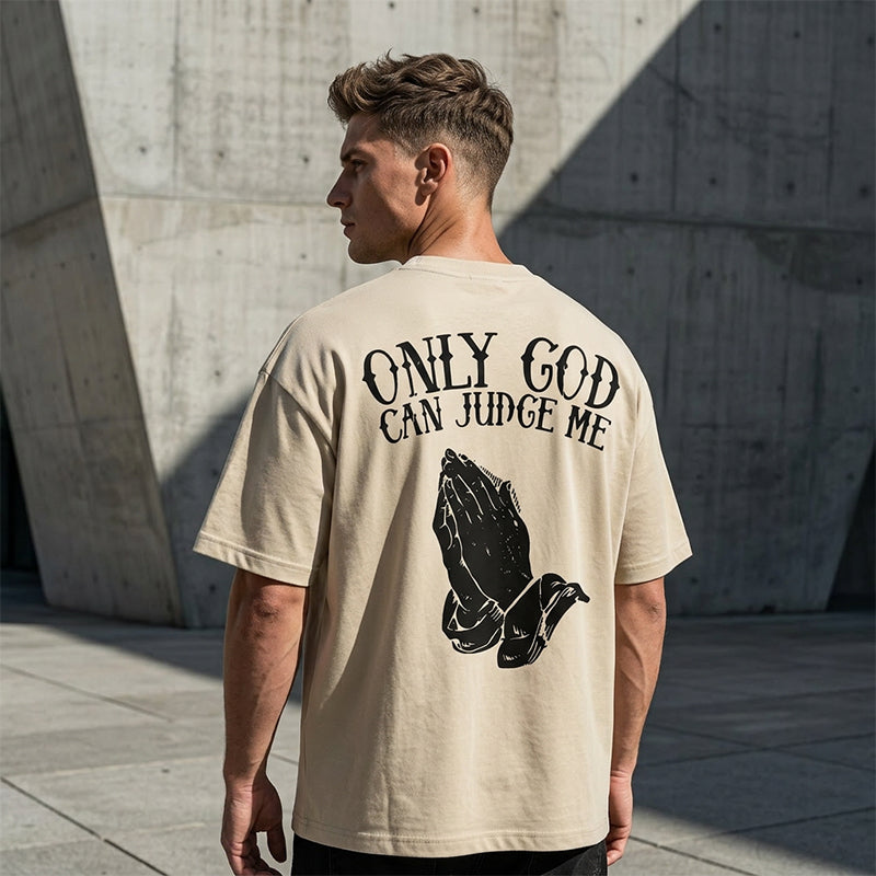 🎁2026 New Arrivals 50% OFF💥Men's Praying Hands Graphic Tee – Cotton, Casual, Symbolic, Versatile ✨