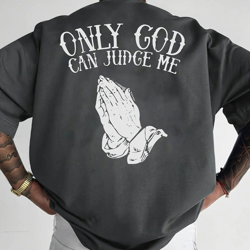 🎁2026 New Arrivals 50% OFF💥Men's Praying Hands Graphic Tee – Cotton, Casual, Symbolic, Versatile ✨