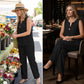 Minimalist Sleeveless Top & Wide-Leg Pants
