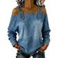 👕 LIMITED-TIME 49% OFF! ✨ Women's Denim Top – Wide Strap, Fashion, Casual ✨