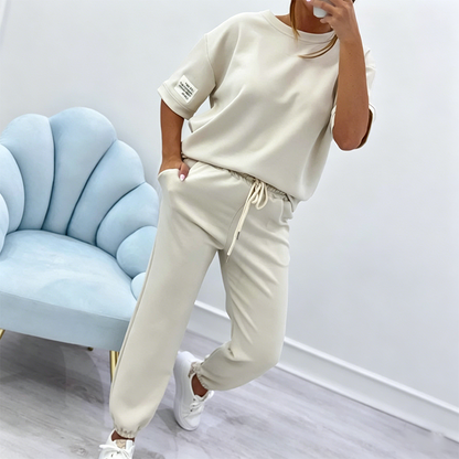 💥NEW HOT SALE💥Women's Casual Short Sleeve Top & Pants Set