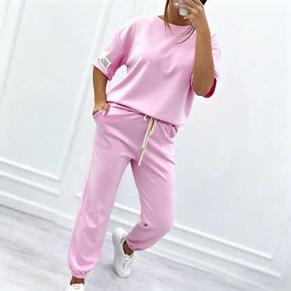💥NEW HOT SALE💥Women's Casual Short Sleeve Top & Pants Set
