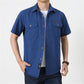 Limited Offer! ✨Men's Casual Cotton Short-sleeved Shirt👔Comfortable & Breathable!