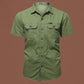 Limited Offer! ✨Men's Casual Cotton Short-sleeved Shirt👔Comfortable & Breathable!