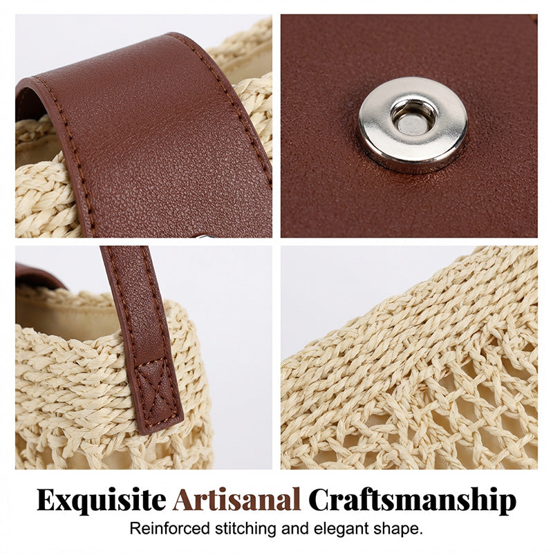 👜 LIMITED-TIME 50% OFF! ✨ Woven Crossbody Bag – Boho, Handwoven, Adjustable, Lightweight ✨