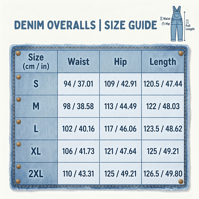 Women's Casual Baggy Denim Overalls with Pockets