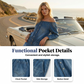 📢📢47% OFF !! ⏰Off-Shoulder Wide-Leg Denim Jumpsuit