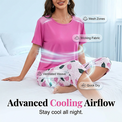 💤🔥 SUMMER DEAL: -50% 👗 Women's comfortable pajama set – soft, airy & perfect for warm nights ✨