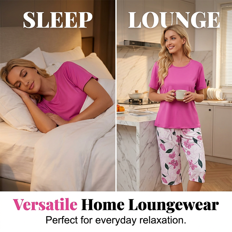 💤🔥 SUMMER DEAL: -50% 👗 Women's comfortable pajama set – soft, airy & perfect for warm nights ✨