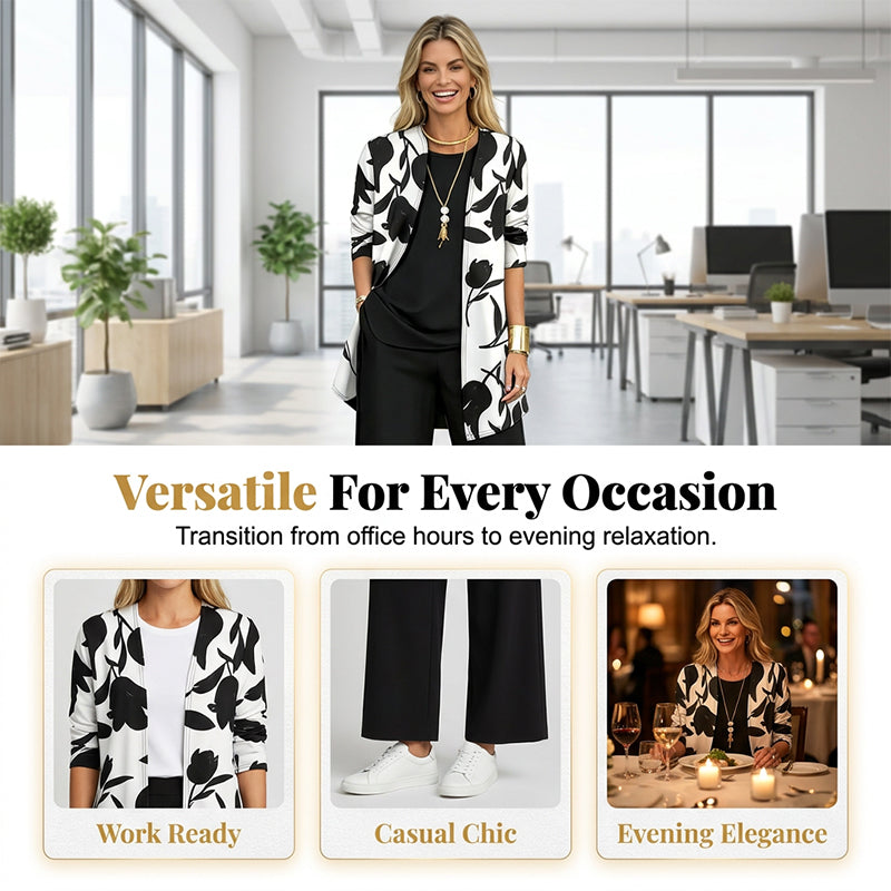 Women's Casual Comfortable 3-Piece Outfit Set