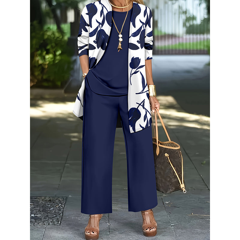 Women's Casual Comfortable 3-Piece Outfit Set