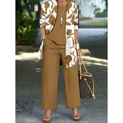 Women's Casual Comfortable 3-Piece Outfit Set