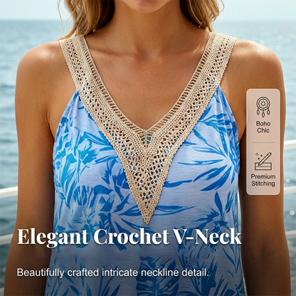 Women's Summer Sleeveless Dress with Pockets