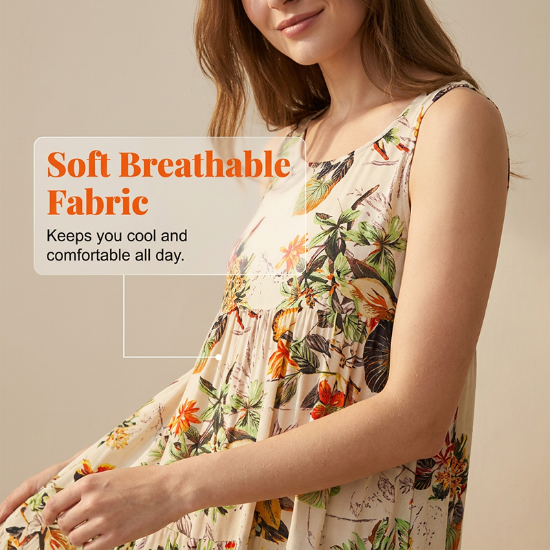 Floral Sleeveless Maxi Dress