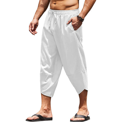 Men's Casual Harem Capri Pants