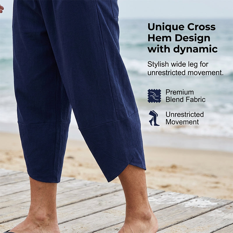 Men's Casual Harem Capri Pants