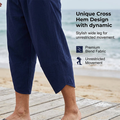 Men's Casual Harem Capri Pants
