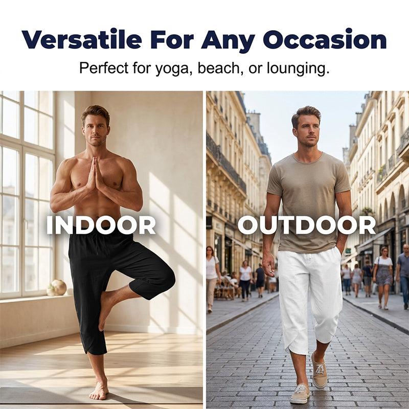 Men's Casual Harem Capri Pants