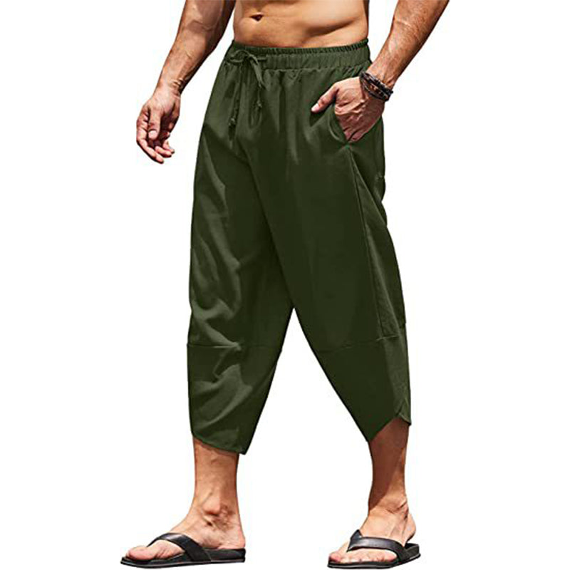 Men's Casual Harem Capri Pants