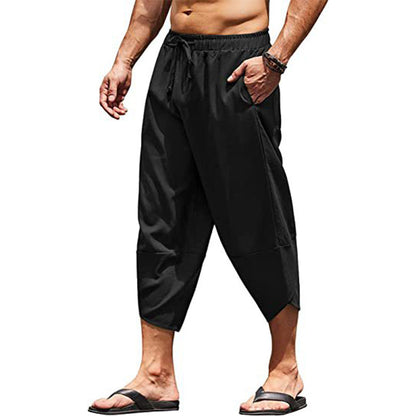 Men's Casual Harem Capri Pants
